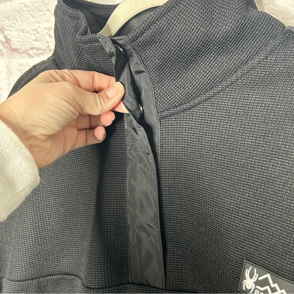 NWT Spyder Men’s Bonded Sweater Fleece Shirt - Picture 11 of 16